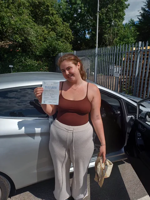 Student passed driving test at Coventry test centre
